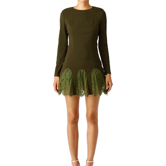 Army Green Dessert Paradise Dress - Picture 2 of 4